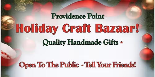 Providence Point Holiday Craft Bazaar