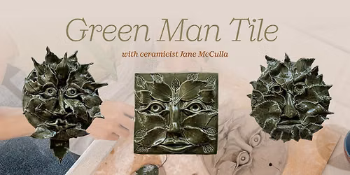 Green Man Tile