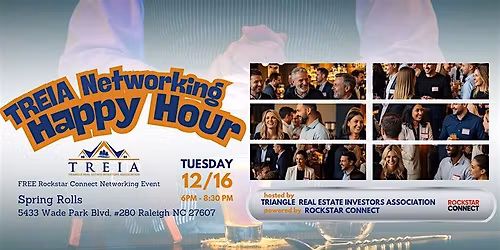 TREIA Networking Happy Hour powered by Rockstar Connect