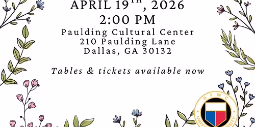 DALLAS GA WOMAN'S CLUB SPRING TEA \ud83c\udf75