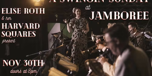 A Swingin' Sunday at Jamboree - with Elise Roth & Her Harvard Squares, Winter Edition!