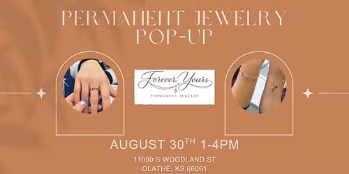 \u2728 Forever Yours Permanent Jewelry Pop-Up!