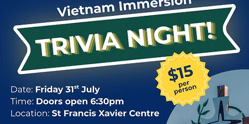 Vietnam Immersion Trivia Night