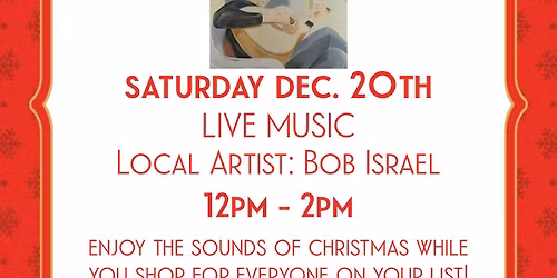 Live Holiday Music While You Shop