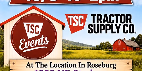 Meet and Greet @Tractor Supply in Roseburg