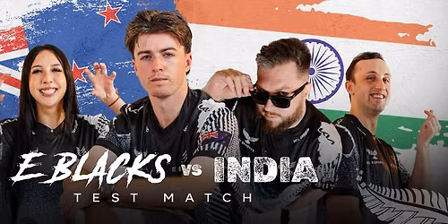 New Zealand E Blacks vs India. Live at Armageddon.