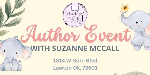 \ud83d\udcda\u2728 Author Event with Suzanne McCall \u2728\ud83d\udcda