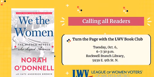 Turn the Page of "We the Women" with LWV Book Club!