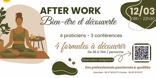 Afterwork bien \u00eatre et d\u00e9couverte 
