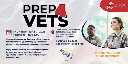 Prep for Vets Lunch and Learn