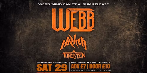 WEBB album launch week