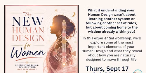 The New Human Design for Women