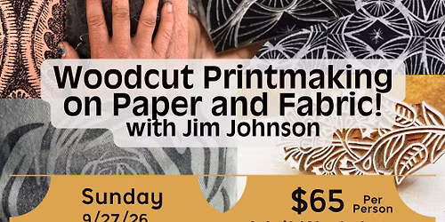 Printmaking with artist Jim Johnson