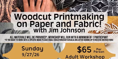 Printmaking with artist Jim Johnson