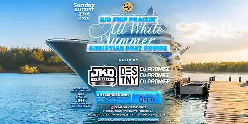 Big Ship Praisin' All-White Christian Boat Cruise