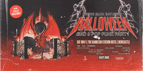 Taking Back Saturday Halloween: Emo & Pop Punk Party - Newcastle