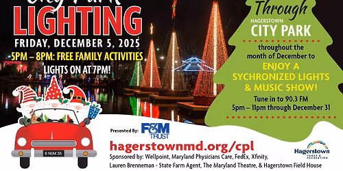 City Park Lighting Presented by F&M Trust