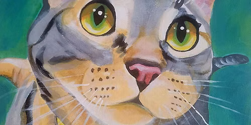 4 SPOTS LEFT! Pet Portraits (Pre-sketched canvas!) - Steeplejack Hillsboro