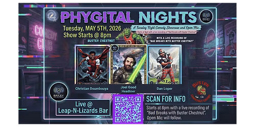 FREE SHOW  Phygital Nights w\/ Joel Good, Dan Loper & Christian Doumbouya