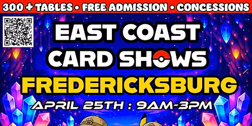FREE Pok\u00e9mon & Sports Card Show - Fredericksburg, VA - April 25, 2026