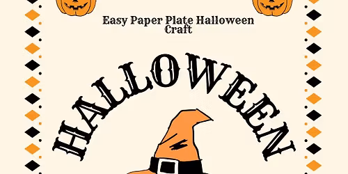 Paper Plate Halloween Craft