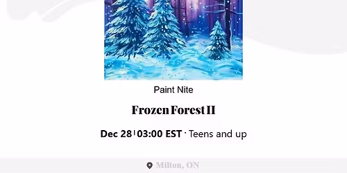 Paint Nite at Boston Pizza Milton!