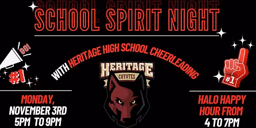 School Spirit Night - Heritage High School Cheerleading