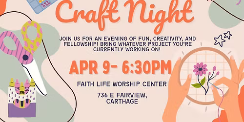 Bring Your Own Craft Night