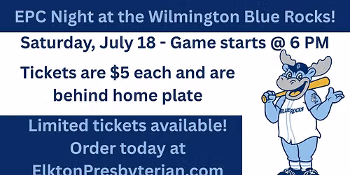 EPC Night at the Wilmington Blue Rocks