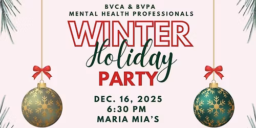 Mental Health Professionals Holiday Party