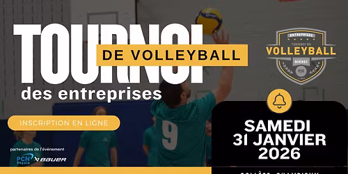 Tournoi de Volleyball des entreprises Janvier 2026