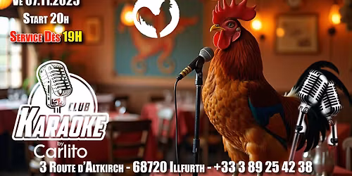 Karaok\u00e9 @ Restaurant Au Coq