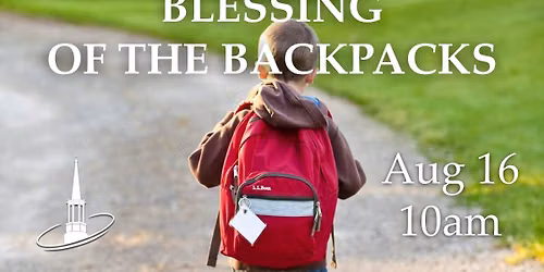 Blessing of the Backpacks