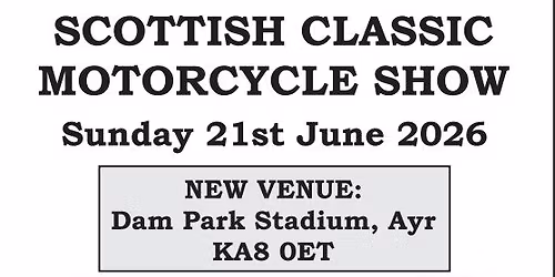 2026 Scottish Classic Motorcycle Show