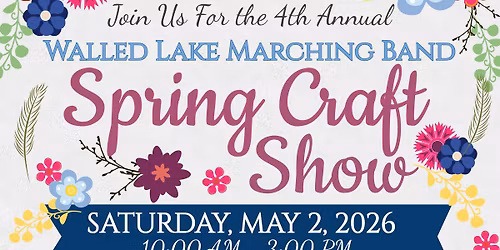 2026 Walled Lake Marching Band Spring Craft Show