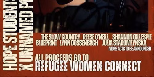 \u2b50\ufe0fUNNAMED x STUDENTS FOR REFUGEES FUNDRAISER\u2b50\ufe0f