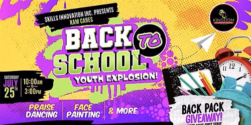 Back to School Back Youth Explosion