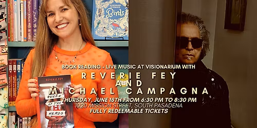 Book Reading + Live Music with Reverie Fey and Michael Campagna