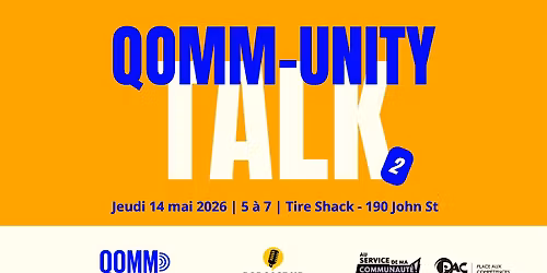 QOMM-unity Talk: Entreprendre dans la tech au Canada