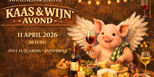 Kaas & wijnavond SWIN UTD 