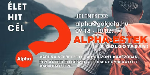 Alpha-estek a Golgot\u00e1ban - 2026 \u0151sz