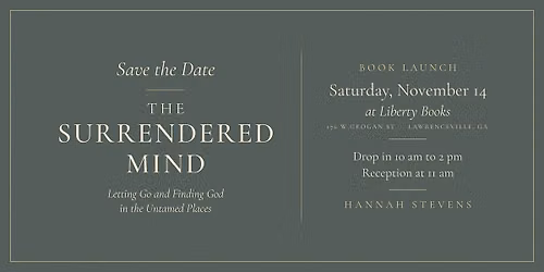 The Surrendered Mind Book Launch with Hannah Stevens
