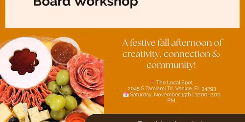 Fall Charcuterie Board Workshop