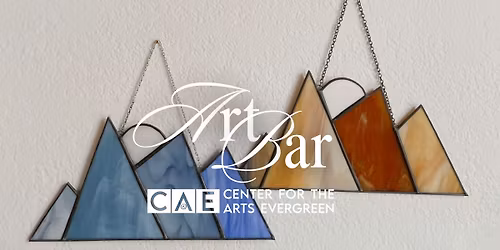 Art Bar: Mountain Sunrise Stained Glass