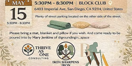 Iron Sharpens Iron: Sound and Sip Sister Circle