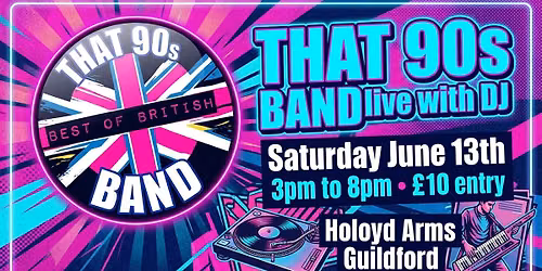 90'S DAYTIME CLUBBING WITH LIVE BAND 