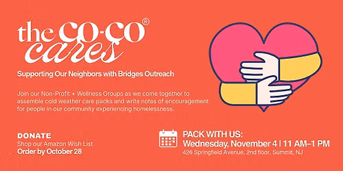 The Co-Co Cares: A Nonprofit + Wellness Group Collab Event