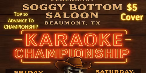 KARAOKE CHAMPIONSHIP $500 cash winner!