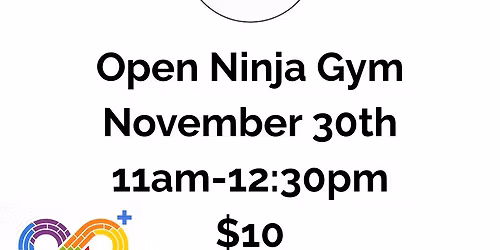 Thanksgiving Weekend Open Ninja Gym