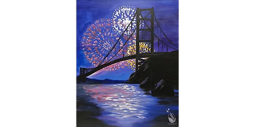 Indigo Fireworks - Paint and Sip in Houston | Classpop!\u2122
